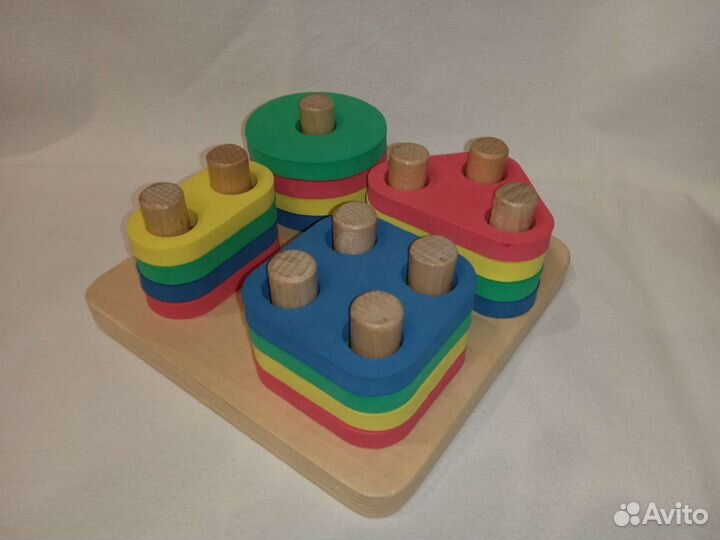 Деревянные игрушки от 0 до 3+