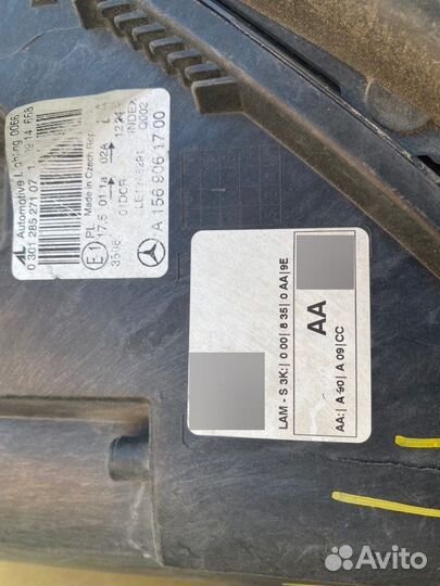 Фара ксеноновая левая Mercedes-Benz Gla-Class X156