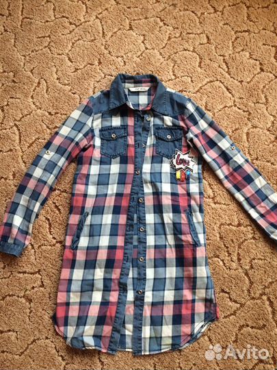 Рубашка платье для девочек