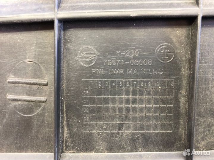 Накладка на торпедо Ssangyong Rexton D27DTP 2006