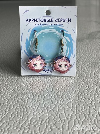 Акриловые серёжки