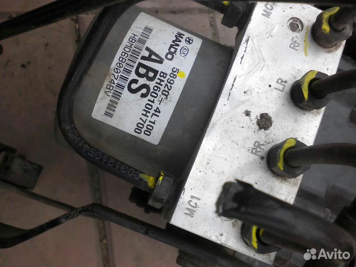 Блок abs hyundai solaris