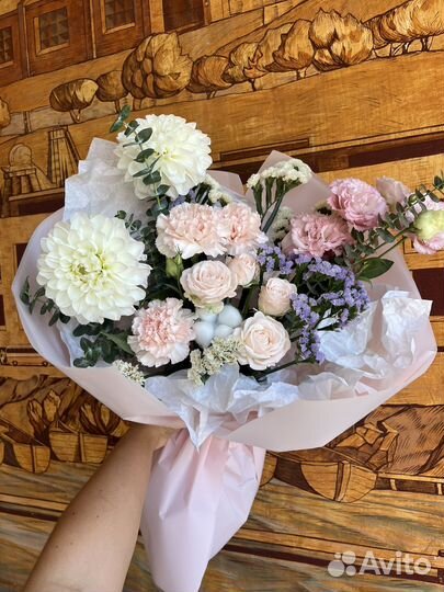 Живые цветы букеты