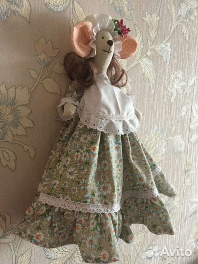 Пакетница, текстильная Тильда