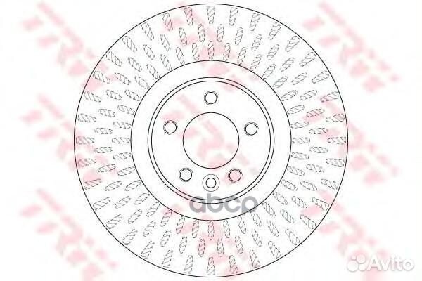 Диск торм Range Rover IV RR Sport df6508s TRW