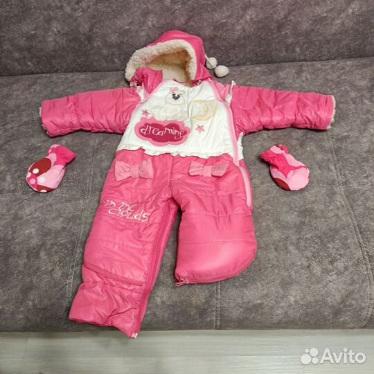 Комбинезон для девочки демисезонный. 22 размер
