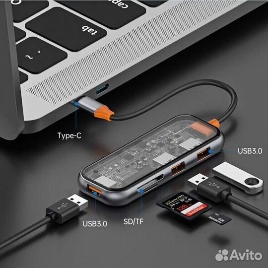 Хаб, Переходник для MacBook