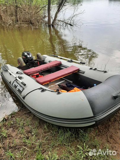 Лодка RiverBoats пвх с мотором Hidea 9.9
