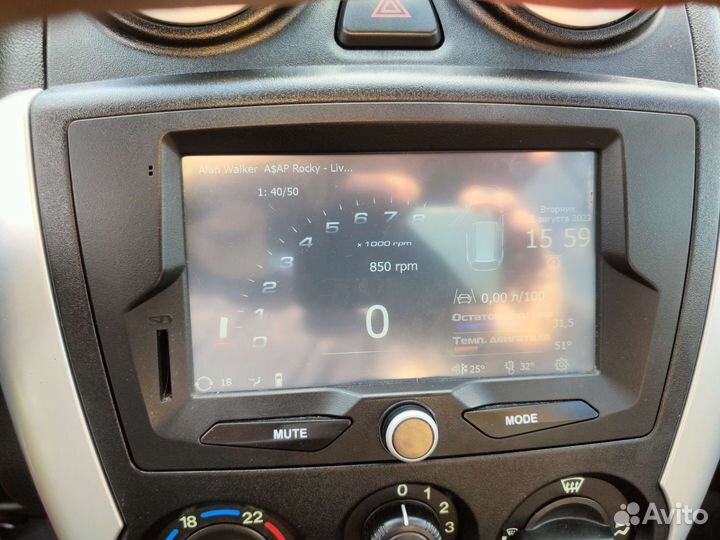 Штатная магнитола 2din Лада Гранта