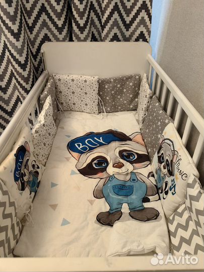 Бортики в кроватку