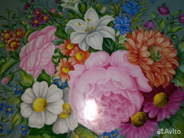 Редкая тарелка Вербилки. Авторская роспись