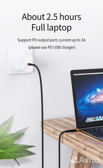 Кабель Type - C 60W PD и кабель Micro на 3А