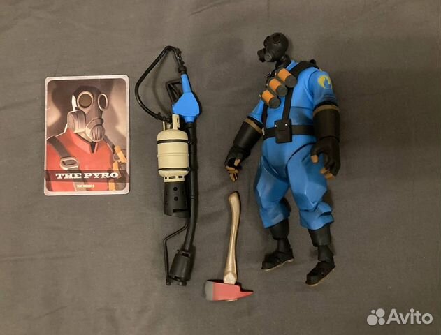 Коллекционная фигурка pyro team fortress 2 blue купить в Москве | Хобби ...