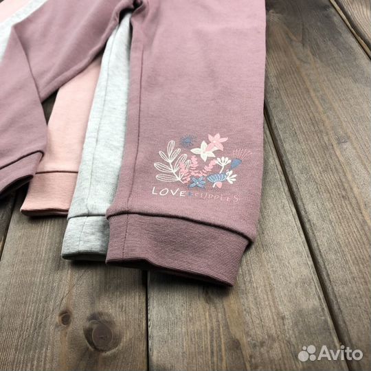 Штаны ползунки для девочки хлопок Lupilu