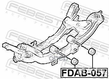 Сайлентблок задней балки