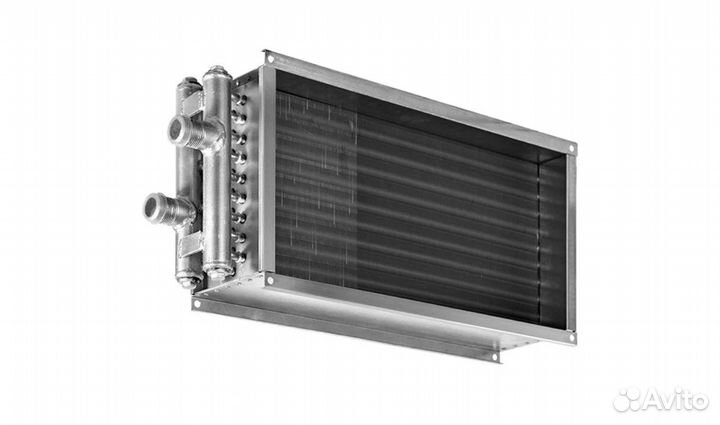 Водяной канальный нагреватель Zilon ZWS 800x500-2