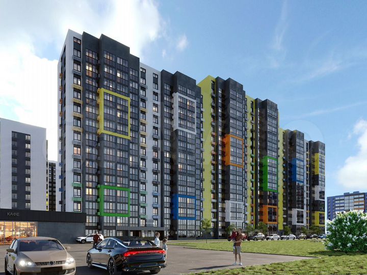 3-к. квартира, 74,6 м², 3/16 эт.