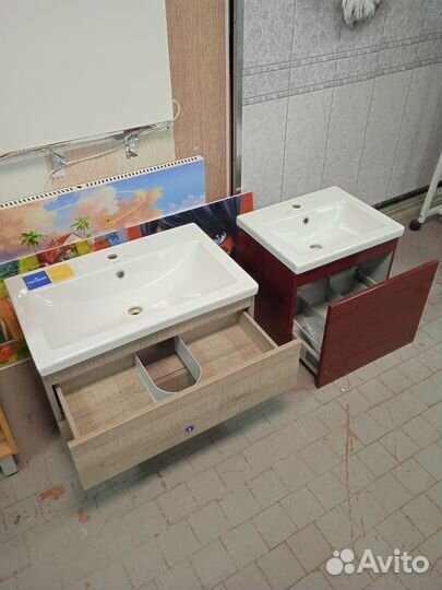 Тумба подвесная с раковиной