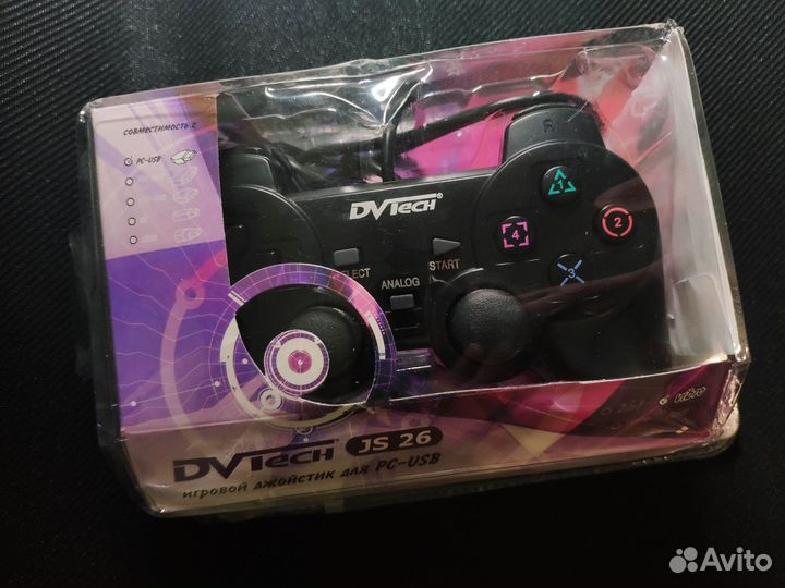 Геймпад DVTech JS26, проводной джойстик для пк
