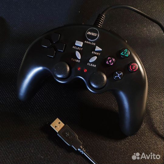 Геймпад DVTech JS37, проводной джойстик для пк