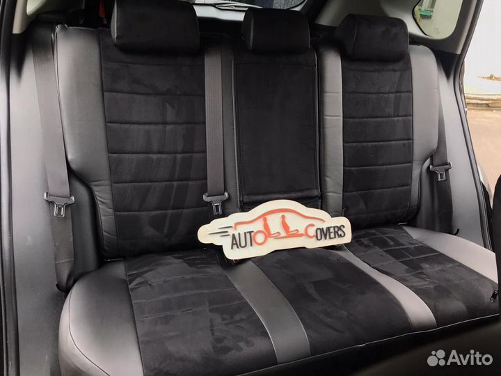 Чехлы на Рав 4 ха50 из Экокожи и Алькантары