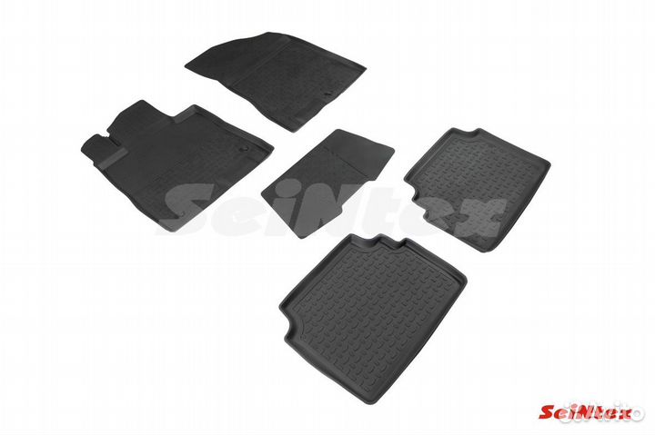 Резиновые коврики для Hyundai Sonata 2019-н.в