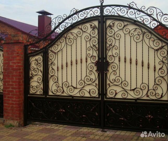 Кованые ворота и калитки