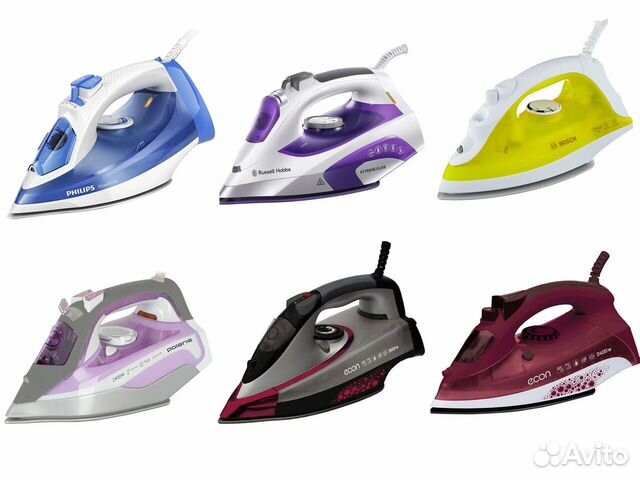 Новые утюги в ассортименте