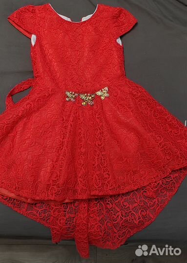 Нарядное платье для девочки 134 140