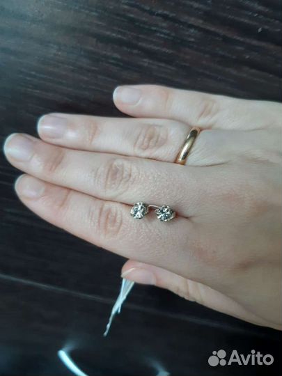 Серебряные серьги новые