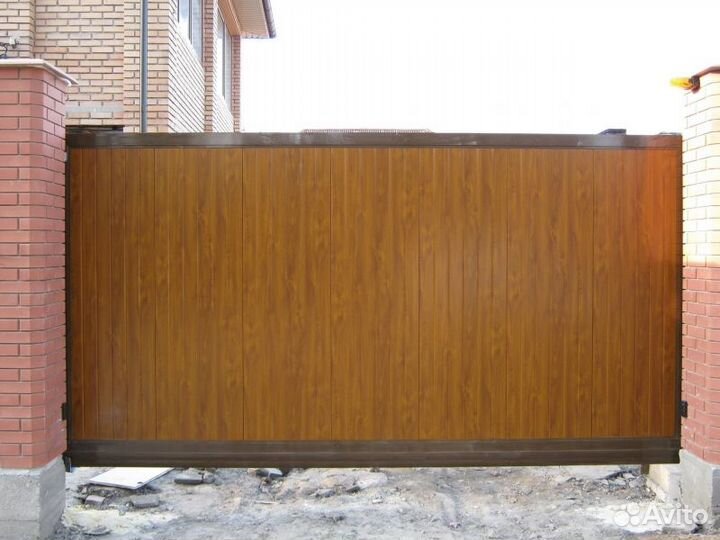 Ворота Въездные Откатные Alutech