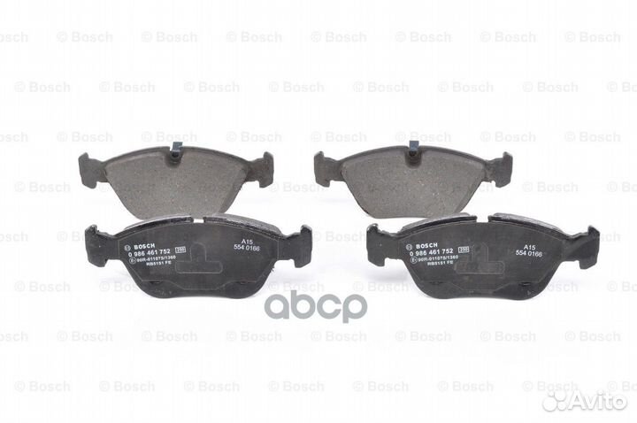 Колодки тормозные 0986461752 Bosch