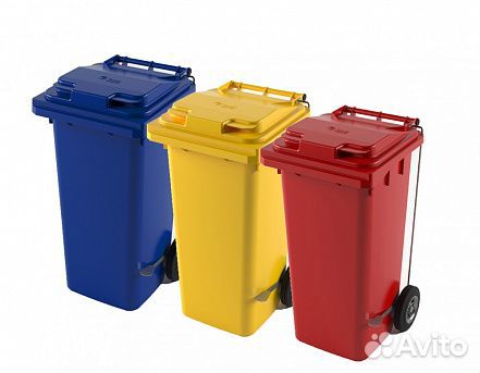 Педаль для мусорного контейнера 120 л