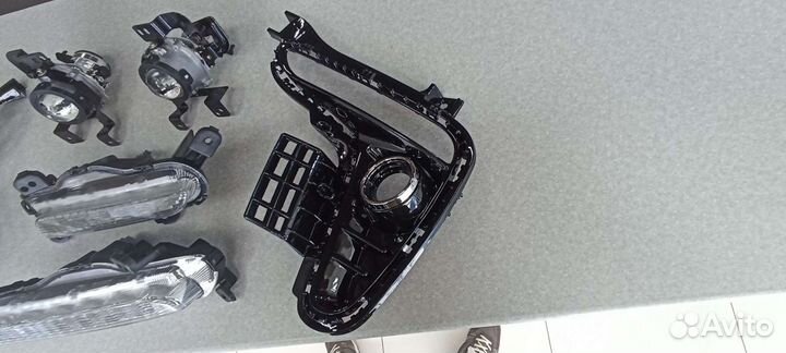 Kia Rio 4 противотуманные фары комплект led