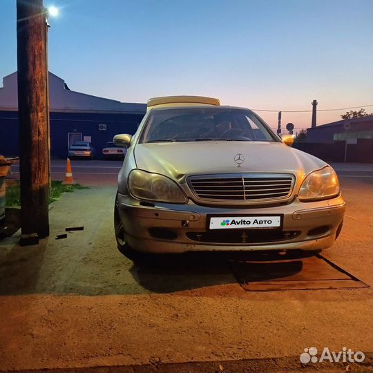 Mercedes-Benz S-класс 4.0 AT, 2001, 380 000 км