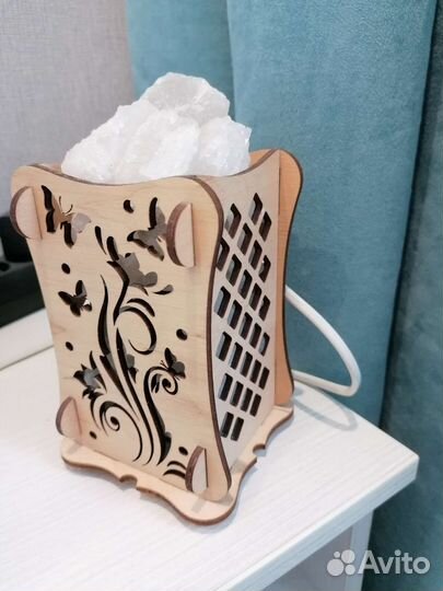 Светильник с солью