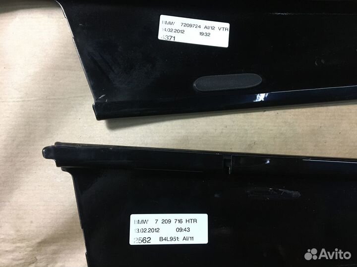 Накладки стойки двери к-т BMW 5 F10 09-17