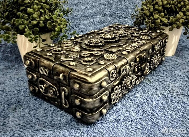 Шкатулка купюрница в стиле лофт