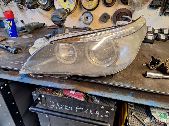 Фара передняя левая bmw 5 e60/e61