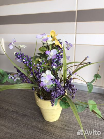 Искусственные цветы для декора