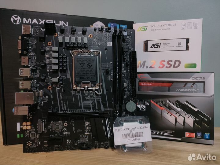 Комплект I5 12400f/матплата/32Gb DDR4 3200