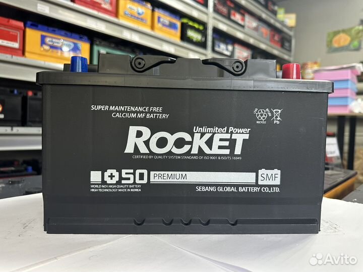 Аккумулятор Rocket SMF L4 короткий 100 Ач 830 А об