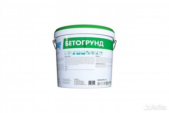 Грунт бетоноконтакт Бетогрунд Кнауф 15 кг