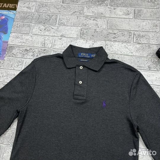 Лонгслив Ralph Lauren Polo Custom Slim Fit