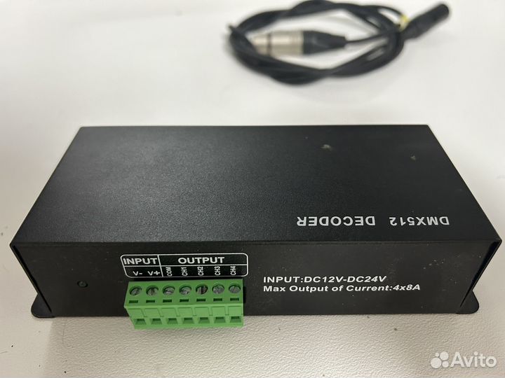 DMX512 decoder + светодиодная лента