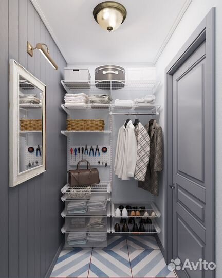 Гардеробная система в прихожую комнату Titan GS