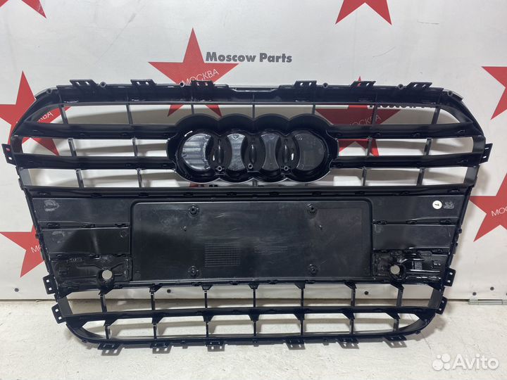 Решетка радиатора Audi A6 C7 S6 черная дорестайл