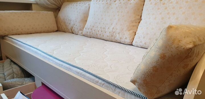 Одноместная подростковая кровать с выдвиж. ящиками