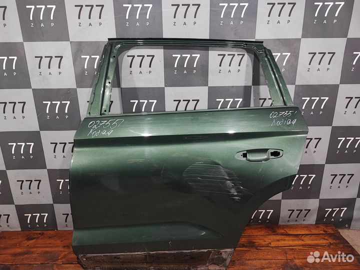 Дверь задняя левая Skoda Kodiaq 16-нв Б/У Оригинал