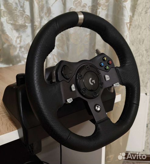 Руль logitech g920 с педалями